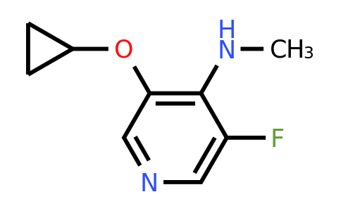 CAS 1243286-08-9 | 3-Cyclopropoxy-5-fluoro-N-methylpyridin-4-amine