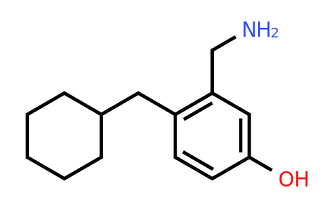 CAS 1243286-13-6 | 3-(Aminomethyl)-4-(cyclohexylmethyl)phenol