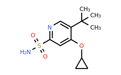 CAS 1243286-14-7 | 5-Tert-butyl-4-cyclopropoxypyridine-2-sulfonamide