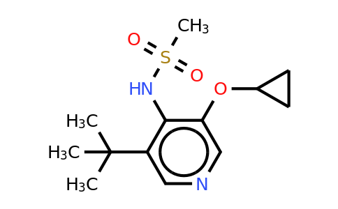 CAS 1243286-16-9 | N-(3-tert-butyl-5-cyclopropoxypyridin-4-YL)methanesulfonamide