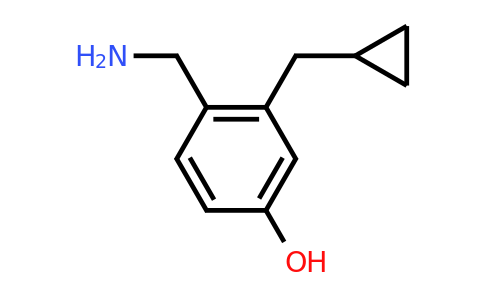 CAS 1243286-18-1 | 4-(Aminomethyl)-3-(cyclopropylmethyl)phenol