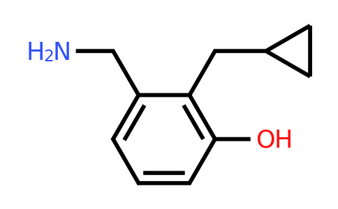 CAS 1243286-22-7 | 3-(Aminomethyl)-2-(cyclopropylmethyl)phenol