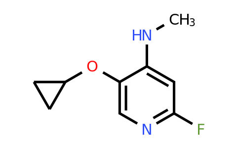 CAS 1243286-25-0 | 5-Cyclopropoxy-2-fluoro-N-methylpyridin-4-amine