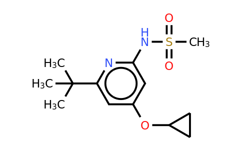 CAS 1243286-27-2 | N-(6-tert-butyl-4-cyclopropoxypyridin-2-YL)methanesulfonamide