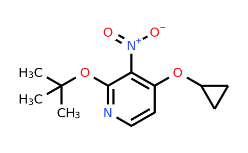 CAS 1243286-38-5 | 2-Tert-butoxy-4-cyclopropoxy-3-nitropyridine