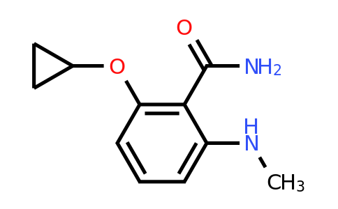 CAS 1243286-50-1 | 2-Cyclopropoxy-6-(methylamino)benzamide