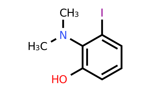 CAS 1243286-53-4 | 2-(Dimethylamino)-3-iodophenol