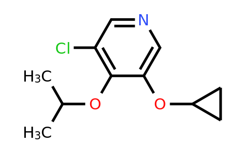 CAS 1243286-60-3 | 3-Chloro-5-cyclopropoxy-4-isopropoxypyridine