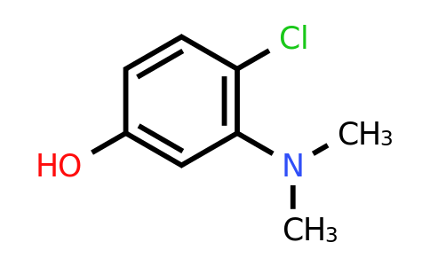 CAS 1243286-69-2 | 4-Chloro-3-(dimethylamino)phenol