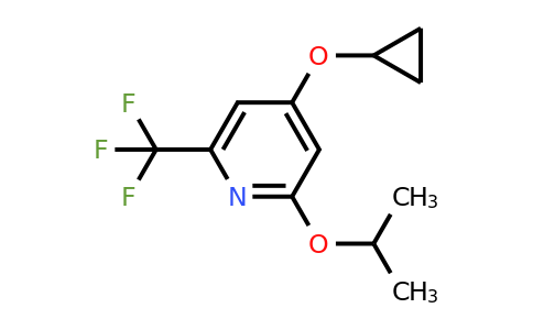 CAS 1243286-70-5 | 4-Cyclopropoxy-2-isopropoxy-6-(trifluoromethyl)pyridine