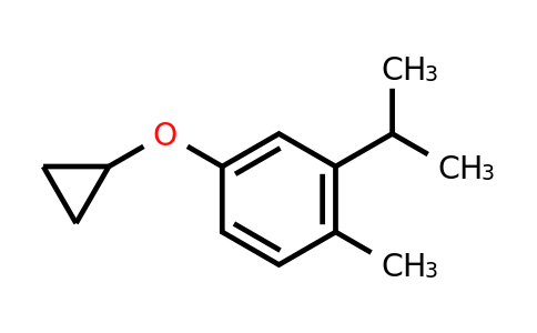 CAS 1243286-72-7 | 4-Cyclopropoxy-1-methyl-2-(propan-2-YL)benzene