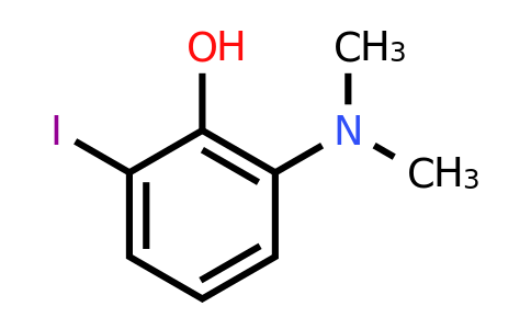 CAS 1243286-73-8 | 2-(Dimethylamino)-6-iodophenol