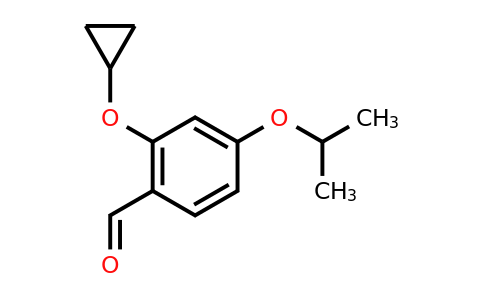 CAS 1243286-74-9 | 2-Cyclopropoxy-4-isopropoxybenzaldehyde