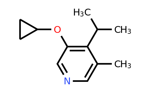 CAS 1243286-79-4 | 3-Cyclopropoxy-4-isopropyl-5-methylpyridine