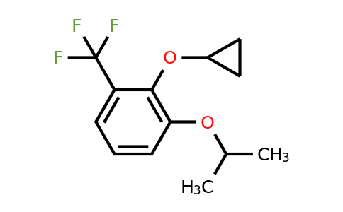 CAS 1243286-83-0 | 2-Cyclopropoxy-1-isopropoxy-3-(trifluoromethyl)benzene