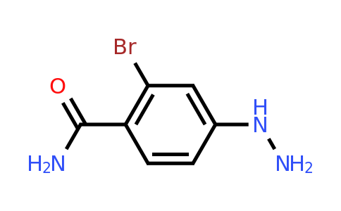CAS 1243286-85-2 | 2-Bromo-4-hydrazinylbenzamide