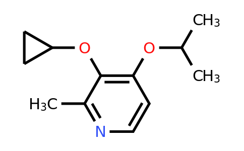 CAS 1243286-92-1 | 3-Cyclopropoxy-4-isopropoxy-2-methylpyridine