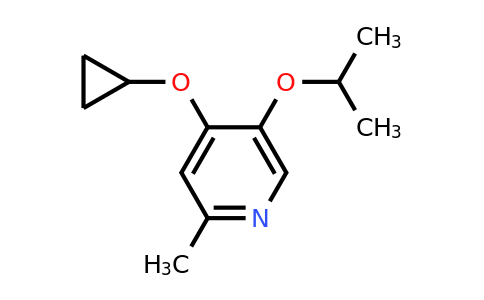 CAS 1243286-97-6 | 4-Cyclopropoxy-5-isopropoxy-2-methylpyridine