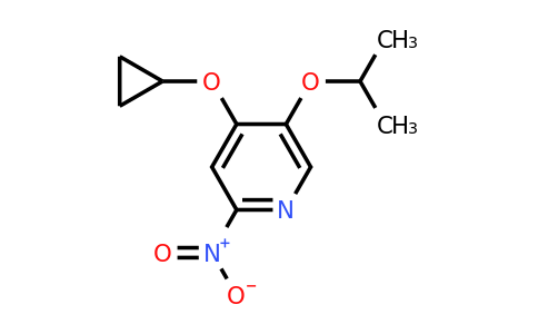 CAS 1243287-04-8 | 4-Cyclopropoxy-5-isopropoxy-2-nitropyridine