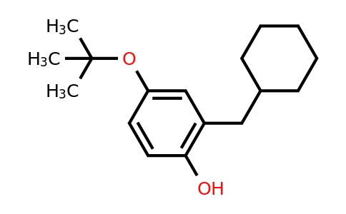 CAS 1243287-10-6 | 4-Tert-butoxy-2-(cyclohexylmethyl)phenol