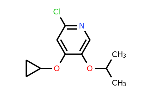 CAS 1243287-12-8 | 2-Chloro-4-cyclopropoxy-5-isopropoxypyridine