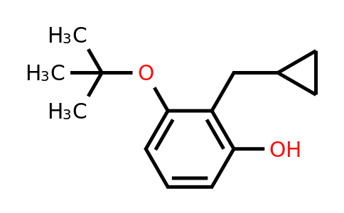 CAS 1243287-13-9 | 3-Tert-butoxy-2-(cyclopropylmethyl)phenol