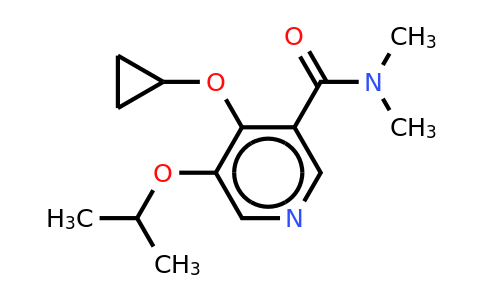 CAS 1243287-14-0 | 4-Cyclopropoxy-5-isopropoxy-N,n-dimethylnicotinamide