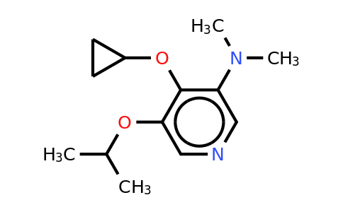 CAS 1243287-25-3 | 4-Cyclopropoxy-5-isopropoxy-N,n-dimethylpyridin-3-amine