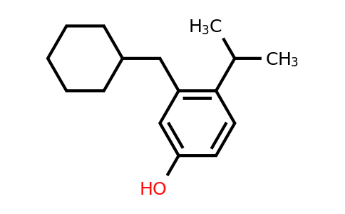 CAS 1243287-27-5 | 3-(Cyclohexylmethyl)-4-isopropylphenol