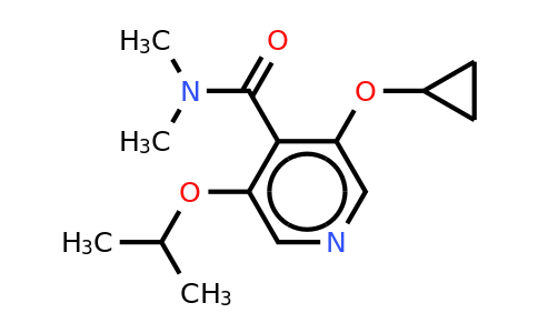 CAS 1243287-28-6 | 3-Cyclopropoxy-5-isopropoxy-N,n-dimethylisonicotinamide