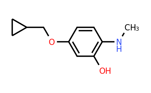 CAS 1243287-44-6 | 5-(Cyclopropylmethoxy)-2-(methylamino)phenol