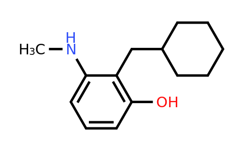 CAS 1243287-46-8 | 2-(Cyclohexylmethyl)-3-(methylamino)phenol