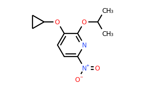 CAS 1243287-47-9 | 3-Cyclopropoxy-2-isopropoxy-6-nitropyridine
