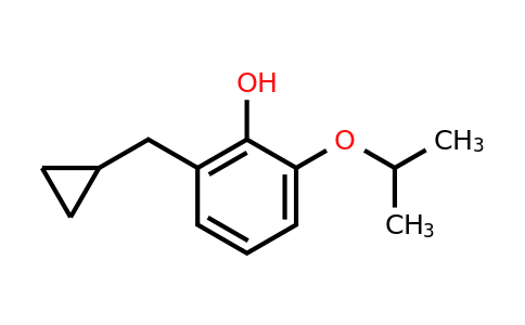 CAS 1243287-51-5 | 2-(Cyclopropylmethyl)-6-isopropoxyphenol