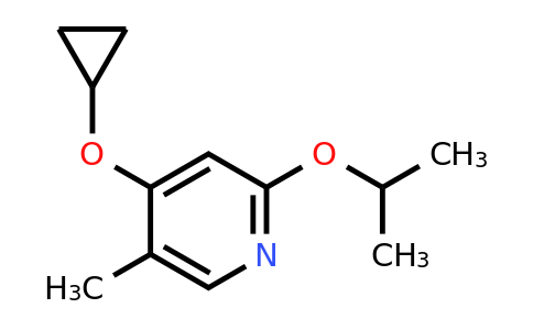 CAS 1243287-55-9 | 4-Cyclopropoxy-2-isopropoxy-5-methylpyridine