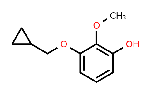 CAS 1243287-56-0 | 3-(Cyclopropylmethoxy)-2-methoxyphenol