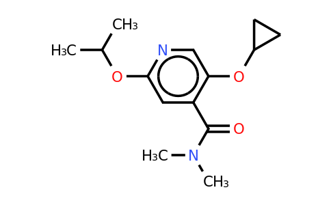 CAS 1243287-63-9 | 5-Cyclopropoxy-2-isopropoxy-N,n-dimethylisonicotinamide