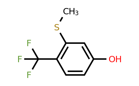 CAS 1243287-75-3 | 3-(Methylthio)-4-(trifluoromethyl)phenol