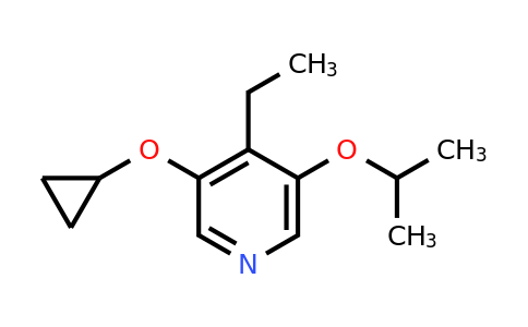 CAS 1243287-77-5 | 3-Cyclopropoxy-4-ethyl-5-isopropoxypyridine