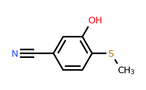 CAS 1243287-80-0 | 3-Hydroxy-4-(methylsulfanyl)benzonitrile