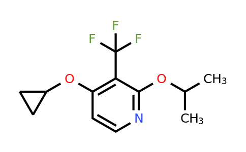 CAS 1243287-83-3 | 4-Cyclopropoxy-2-isopropoxy-3-(trifluoromethyl)pyridine