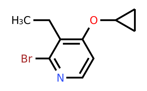 CAS 1243287-84-4 | 2-Bromo-4-cyclopropoxy-3-ethylpyridine