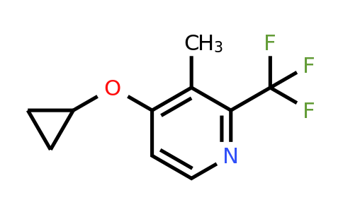 CAS 1243287-86-6 | 4-Cyclopropoxy-3-methyl-2-(trifluoromethyl)pyridine