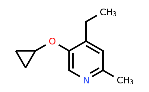CAS 1243287-87-7 | 5-Cyclopropoxy-4-ethyl-2-methylpyridine