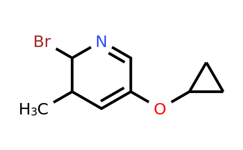 CAS 1243287-89-9 | 2-Bromo-5-cyclopropoxy-3-methyl-2,3-dihydropyridine