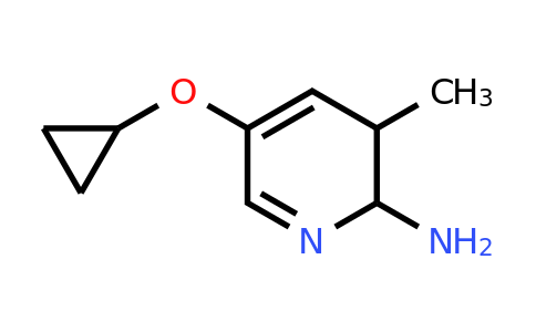CAS 1243287-93-5 | 5-Cyclopropoxy-3-methyl-2,3-dihydropyridin-2-amine
