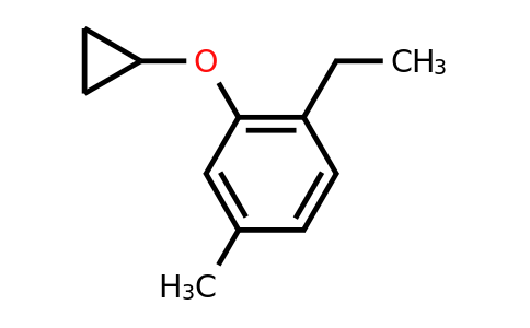 CAS 1243287-99-1 | 2-Cyclopropoxy-1-ethyl-4-methylbenzene