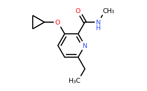 CAS 1243288-02-9 | 3-Cyclopropoxy-6-ethyl-N-methylpicolinamide