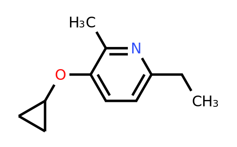 CAS 1243288-04-1 | 3-Cyclopropoxy-6-ethyl-2-methylpyridine