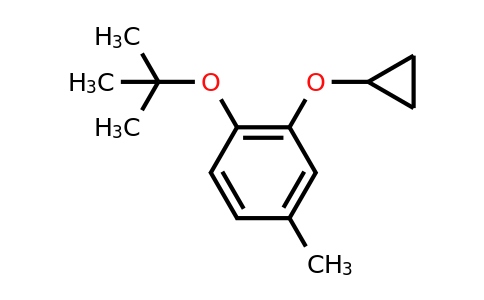 CAS 1243288-20-1 | 1-Tert-butoxy-2-cyclopropoxy-4-methylbenzene
